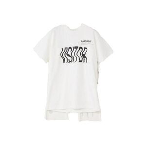 Ambush Cotton Crew Neck Short Sleeve T-Shirt Men White T-Shirts